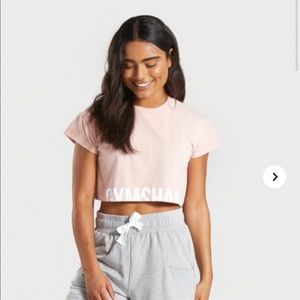 Gymshark fraction crop top